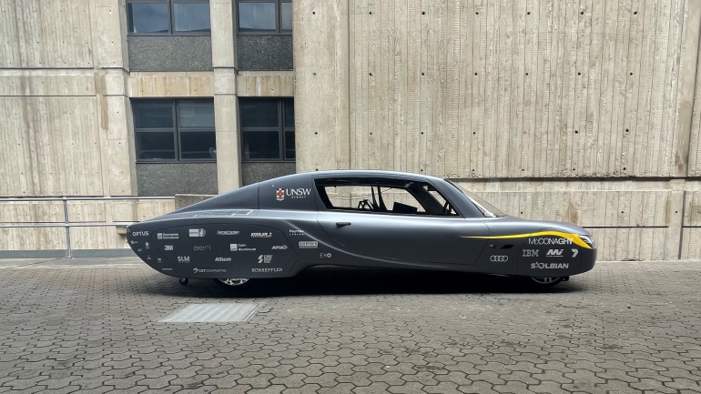 The new Sunswift car for 2022